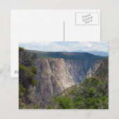 Zwarte Canyon van de Gunnison Briefkaart (Voorkant / Achterkant)