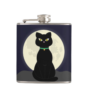ZWARTE CAT-MOONLIGHT FLASKS HEUPFLES