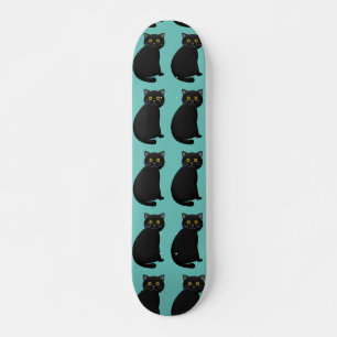 ZWARTE CAT-SKATEBOARDEN SKATEBOARD