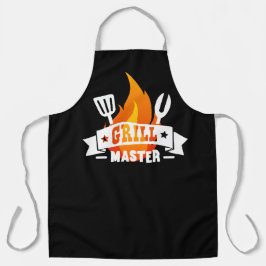  zwarte chef-kok Personaliseer Grill Master Schort
