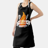 zwarte chef-kok Personaliseer Grill Master Schort (Insitu)