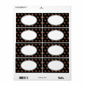 Zwarte Cherry Labels (Full Sheet)