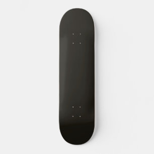 Zwarte chocolade (vaste kleur) skateboard