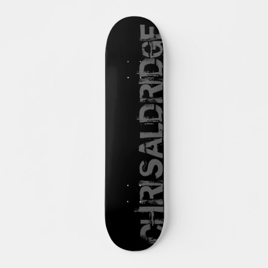ZWARTE CHRISALDRIDGE SKATEBOARD (Voorkant)
