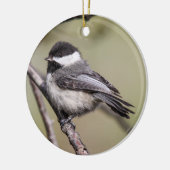 Zwarte cichorei keramisch ornament (Links)