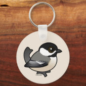 Zwarte cichorei sleutelhanger (Voorkant)