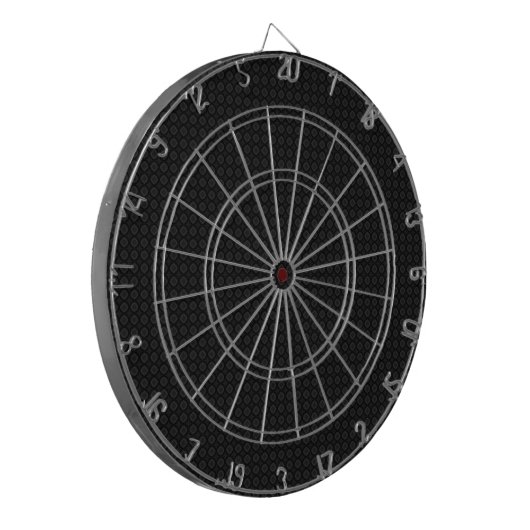 Zwarte Cirkel Afdrukkool Dartboard Dart Board Dartbord (Voorkant Links)
