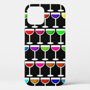 zwarte cocktails iPhone 12 hoesje