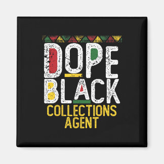 Zwarte Collecties Agent Black History Month  Magneet