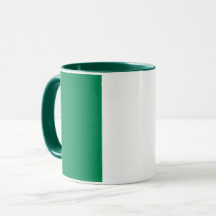 Zwarte Combo Mok met Nigeriaanse vlag