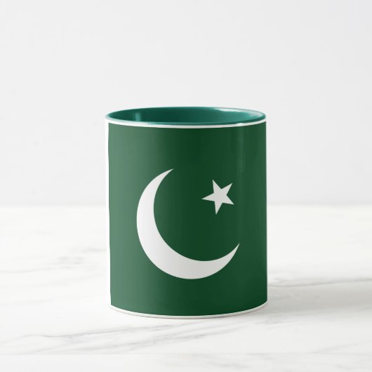 Zwarte Combo Mok met vlag van Pakistan (Midden)