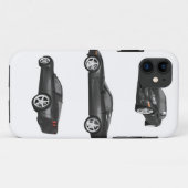 Zwarte corvette Case-Mate iPhone case (Achterkant (horizontaal))