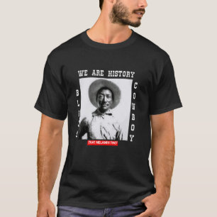 Zwarte Cowboy Bill Pickett Cowboy Afro-Amerikaans T-shirt