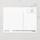 Zwarte cricket briefkaart (Achterkant)