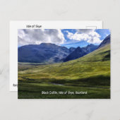 Zwarte Cuillin, eiland Skye Scotland Briefkaart (Voorkant / Achterkant)