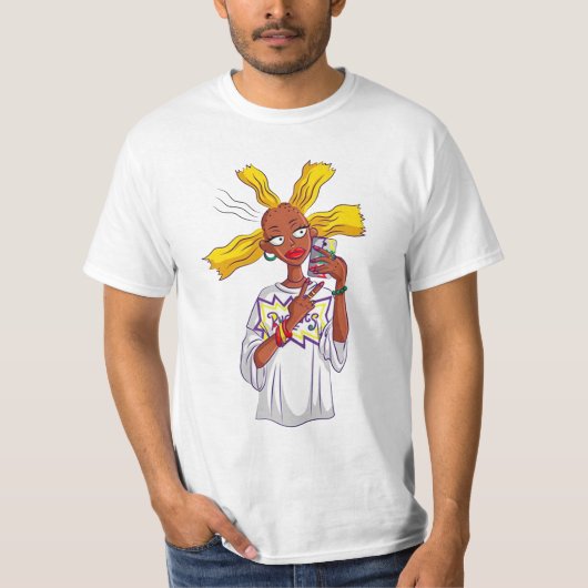 Zwarte cynthia rugrats t-shirt (Voorkant)