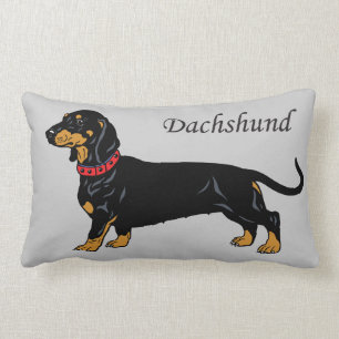 zwarte dachshund kussen