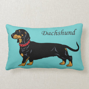 zwarte dachshund kussen