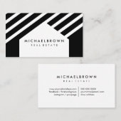 Zwarte dakbedekking visitekaartje (Voorkant / Achterkant)