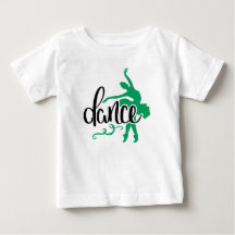 Zwarte dans / shamrock groene pointe balletdanser