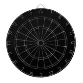 Zwarte Dart Board - Gepersonaliseerd Dartboard Sja Dartbord (Voorkant)