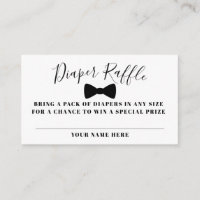Zwarte Das Luier Raffle Ticket