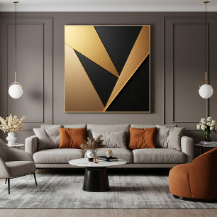 Zwarte Diamant Canvas Afdruk