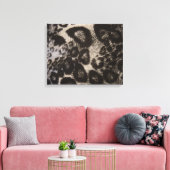 ZWARTE DIERLIJKE AFDRUKKING CANVAS AFDRUK (Insitu (Woonkamer))