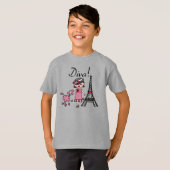 Zwarte Diva van het Haar T-shirt (Voorkant volledig)