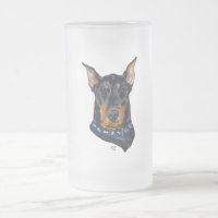 Zwarte Dobermann Pinscher