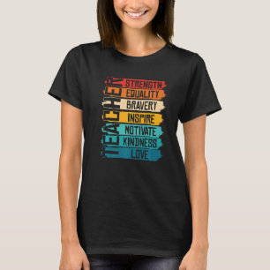 Zwarte docent opleider Afro-Amerikaanse Zwarte Ges T-shirt