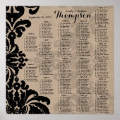 zwarte-donkerbruine-papiergaas poster (Voorkant)