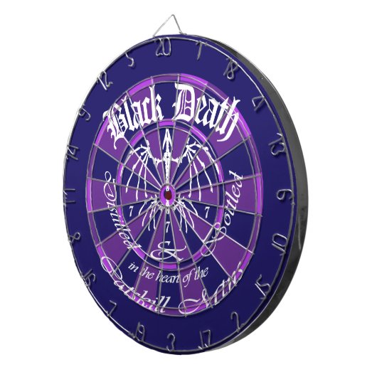 Zwarte Dood 777 - Catskill Mountains Dartbord (Voorkant Rechts)