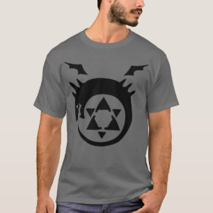 Zwarte draak t-shirt