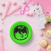 Zwarte Dragon groene papieren kommen (Feest)