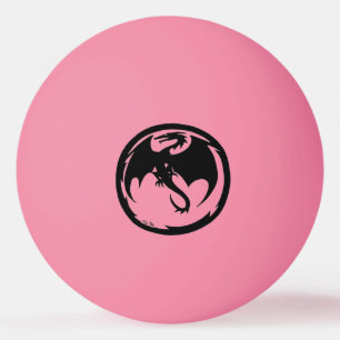Zwarte Dragon sinaasappel gloed 1 ster pongbal Pingpongballen