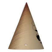 Zwarte drakenantenne feesthoedjes (Links)