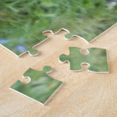 Zwarte drakenpuzzel legpuzzel (Zijkant)