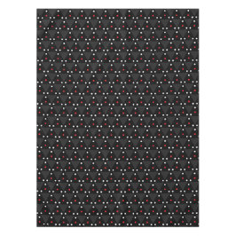 Zwarte Driehoek UFO Patroon Modern Abstract Tafelkleed