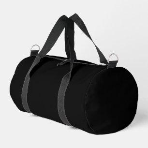 Zwarte Duffle Bag – Minimale look, Max Space Plunjezak