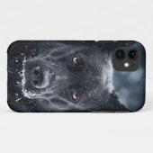 Zwarte Duitse Herder Case-Mate iPhone Case (Achterkant (horizontaal))