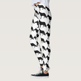Zwarte Duitse Herder Rashond Leggings