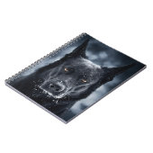 Zwarte Duitse Herdershond Notitieboek (Linkerzijde)