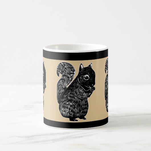 Zwarte eekhoorntjes eik en zwarte Mok (Center)