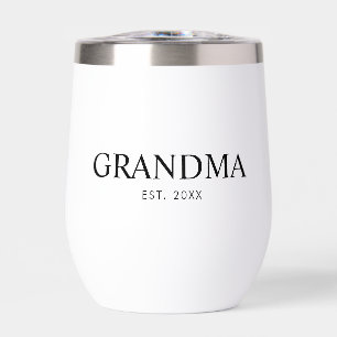 Zwarte Elegante Moderne Oma