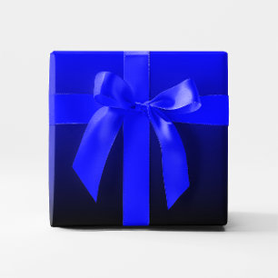 Zwarte en blauwe gradiënt cadeaupapier