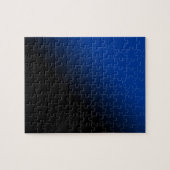 Zwarte en blauwe gradiënt legpuzzel (Horizontaal)