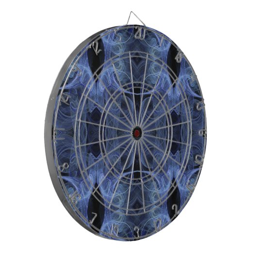 Zwarte en Blauwe Kartonnen Dart Board Dartbord (Voorkant Links)