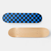 Zwarte en blauwe klankkaart skateboard (Horizontaal)
