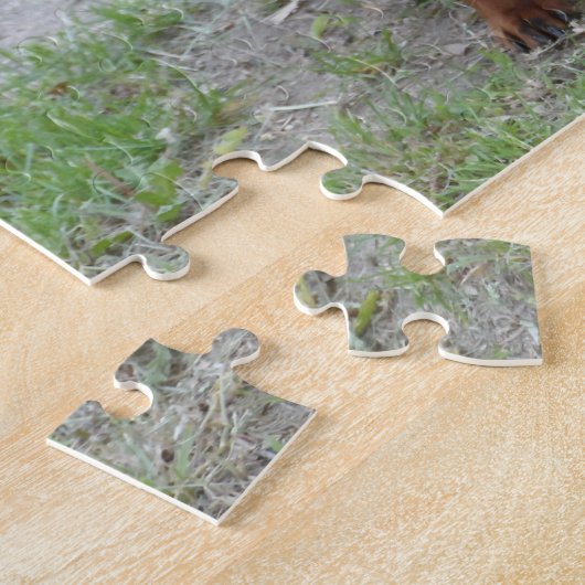 Zwarte en bruine Dachshund Legpuzzel (Zijkant)
